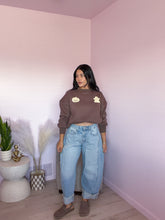 Load image into Gallery viewer, Halloween Graphic Crewneck Sweater in Mocha *S-XL*