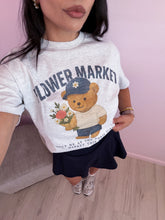 Load image into Gallery viewer, Flower Market Teddy Graphic Tee