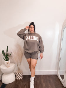 Malibu Oversized Crewneck Sweater