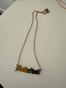 Motherhood necklace stainless steel gold plated