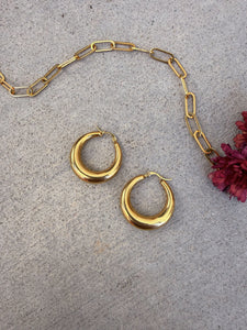 Catalina Hoop Earrings *18K Gold Plated*