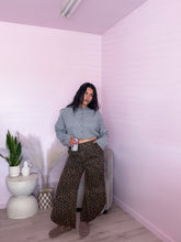 Load image into Gallery viewer, Tulip Style Denim Pants in Leopard *S-XL*