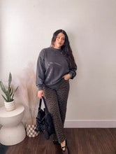 Load image into Gallery viewer, Vintage Wash Classic Crewneck Sweater in Charcoal