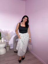Load image into Gallery viewer, Polka Dots Maxi Dress in Black/White