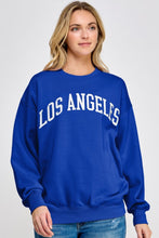 Load image into Gallery viewer, Los Angeles Oversized Crewneck Sweater