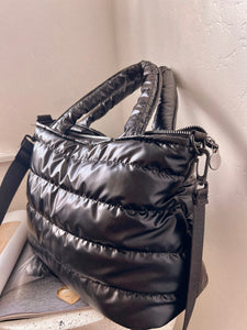 You guessed right Puffer Bag (BLACK)