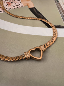 Azora Heart Necklace (18K Gold Plated)