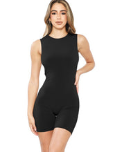 Load image into Gallery viewer, the bad habit seamless shaping romper (BLACK)