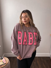 Load image into Gallery viewer, BABE crewneck sweater