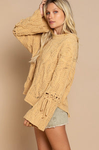 happy hippie knit sweater