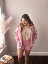 Load image into Gallery viewer, washed waffle shorts *pink*