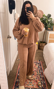 peanut butter lounge set *ONLY SMALL LEFT*