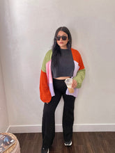 Load image into Gallery viewer, creative soul colorblock cardigan
