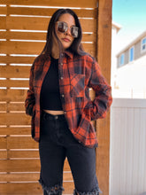 Load image into Gallery viewer, too cool for you boyfriend flannel