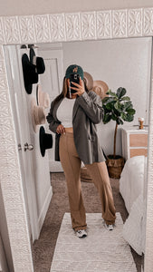 wanted high rise flare pants (3 COLORS)