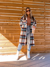 Load image into Gallery viewer, the autumn long flannel shacket