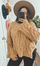 Load image into Gallery viewer, happy hippie knit sweater