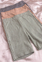 Load image into Gallery viewer, hey sunshine checkered biker shorts (3 COLORS!)