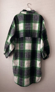 lucky you plaid long jacket