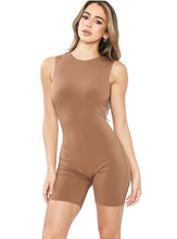 Load image into Gallery viewer, the bad habit seamless shaping romper (BEIGE)
