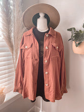 Load image into Gallery viewer, open road gauze shacket