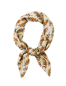 crunchy leaves scarf