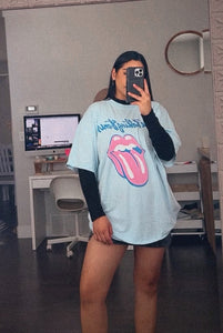 chill nights mock neck long sleeve top