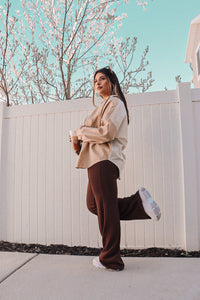 wanted high rise flare pants (3 COLORS)