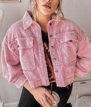 Load image into Gallery viewer, the cool Barbie corduroy cropped jacket *ONLY SM LEFT*