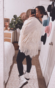 the butterfly effect fringe cardigan