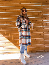 Load image into Gallery viewer, the autumn long flannel shacket