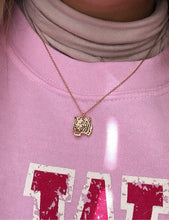 Load image into Gallery viewer, fearless tiger 14k gold dipped necklace