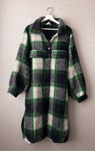 Load image into Gallery viewer, lucky you plaid long jacket