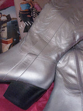 Load image into Gallery viewer, hella bella cowboy boots (SILVER)