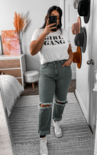 Load image into Gallery viewer, GIRL GANG graphic tee (ONLY S LEFT!)