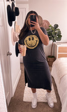 Load image into Gallery viewer, happy t-shirt dress