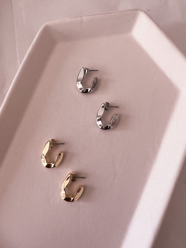 you win small square earrings