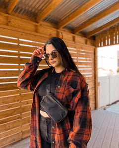 too cool for you boyfriend flannel